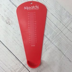 Squatchi Toddler & Kids Shoe Sizer At Home Foot Measuring Device Red